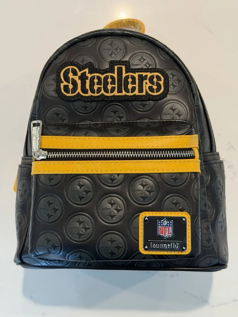 Loungefly NFL Football Pittsburgh Steelers Mini Backpack Handbag Tote